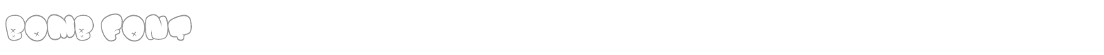 Bomb font preview